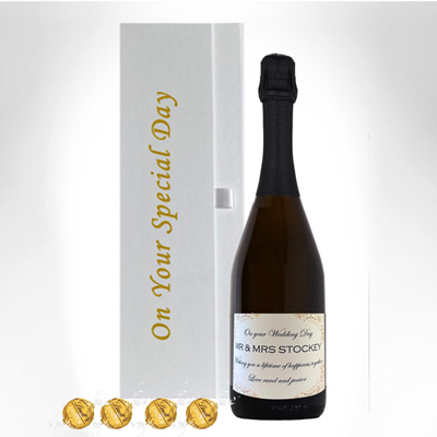 personalised champagne gifts uk
