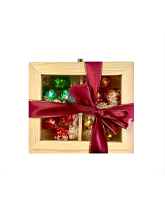  12 Signature Swiss Truffle Gift - 4 Flavours in Luxury Wooden Case