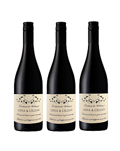 Three Bottle Case of Signature Personalised Wine - Cabernet Sauvignon Red Wine from South of France - 