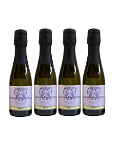 4 Bottles of Miniature Personalised Prosecco