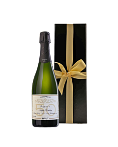 Personalised Champagne Premier Cru - in Classique Black Presentation Box