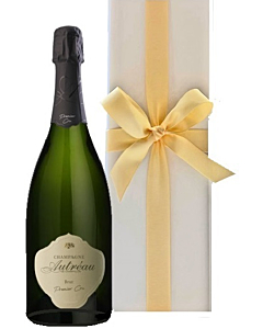 Personalised 1er Cru Champagne Magnum - Premier Cru Champagne Autreau - In White Presentation Box