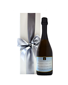 Personalised Prosecco for New Baby Celebration - Presented in White Box - Lovely Choice of Personalised Label Designs