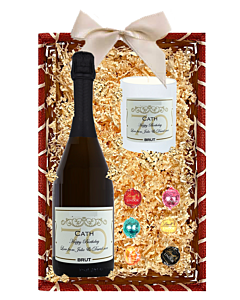 "Happy Birthday" Prosecco Hamper - with Chocolates & Bespoke Scented Candle