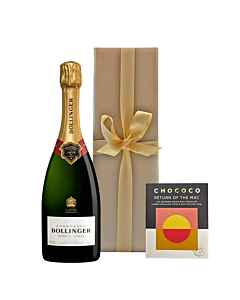 Bollinger Special Cuvée in Gold Box - With Columbian Crushed Coffee Chocolate Bar