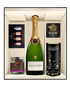 Bollinger Special Cuvée Champagne & Chocolates Box - With 72% Chocolate, Chocolate Nuts & Liqueur Chocolates