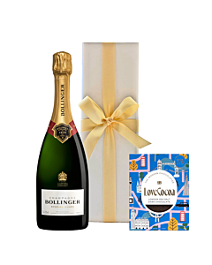 Bollinger Special Cuvée in White Box - With London Edition English Mint Chocolate Bar