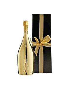 Personalised Gold Prosecco - In Black Gift Box