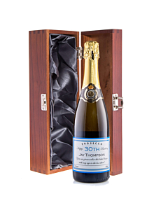 Personalised Prosecco in Wooden Box