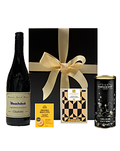 Corporate Wine & Treats Gift Box - With Delicious Sweet and Savoury Pairings