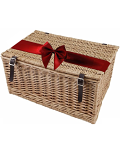 Create Your Own Christmas Hamper - Extra Large Classic Wicker Hamper - Perfect for up to 20 items - Can take 4 Bottles & 12 Other Items
