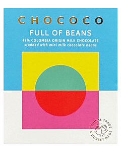 Full of Beans 47% Colombian Milk Chocolate Bar with Mini Chocolate Beans