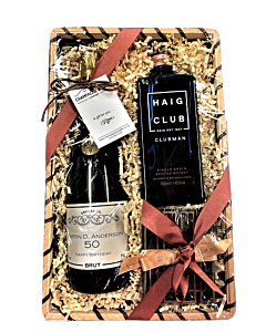 The Haig Club Whisky Hamper with Personalised Prosecco