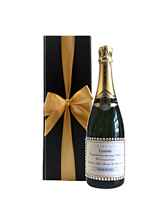 "Hint of Glitz" Classique Gift Set - Personalised Champagne with Crystal Gems