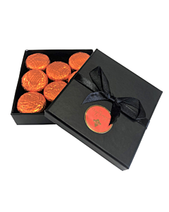 "Arancio" Chocolate Orange Creams - in Black Gift Box