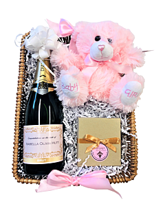 personalised-champagne-truffles-and-teddy-basket-for-mother-and-baby-girl