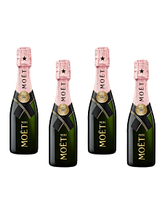 Personalised Rosé Mini Moet - (Order Multiple Bottles Minimum 2)