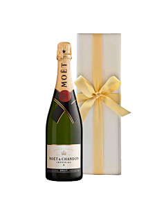 Moet Brut Imperial Champagne - In White Gift Box