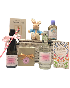 "Congratulations" Personalised New Baby Gift Hamper - Full of Delightful Treats