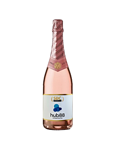 Branded Bottle Non-Alcoholic Pink Cava - 0.0% Alcohol Free Sparkling Corporate Gift