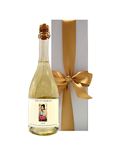 Personalised Non Alcoholic Italian Sparkling - In Classic White Gift Box