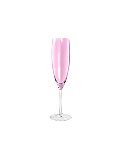 "Palette Rose" Irridescent Champagne Flute Gift