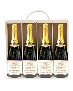 personalised-champagne-gift-set-4-bottles-in-wooden-box