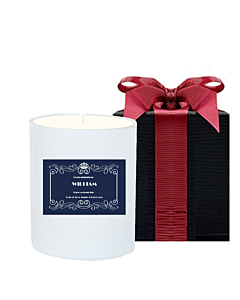  Personalised Scented Candle in Black Gift Box - Congratulations Gift 