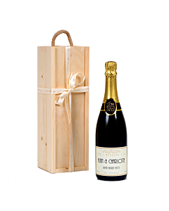 Personalised Wedding Prosecco in Wooden Presentation Box