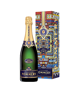 Personalised Pommery Brut Apanage Champagne - In Stylish Mandala Gift Box