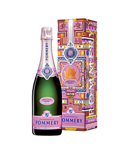 Personalised Pommery Brut Rosé Champagne - In Stylish Mandala Gift Box