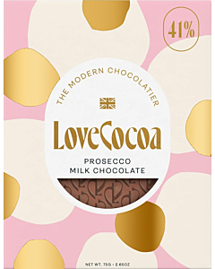 Prosecco & Popping Candy Colombian Milk Chocolate Gift 