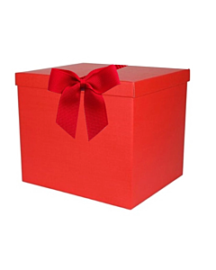 Create Your Own Luxury Hamper - "Rayonner" Red Hamper Box - Perfect for 10 to 14 items