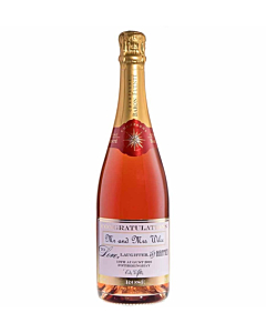 Personalised Wedding Rosé Champagne Gift
