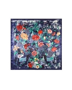 luxury-silk-scarf-muted-colourful-flower-design