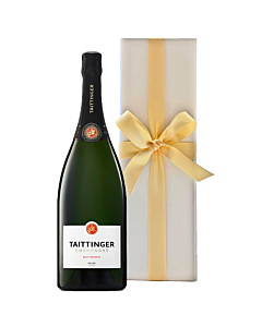 TAITTINGER Brut Reserve Champagne Magnum - In White Presentation Box