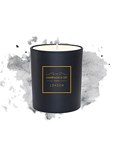 "Twilight Encounter" Personalised Candle - Fragrance: Cedarwood & Jasmine Flower (Black)