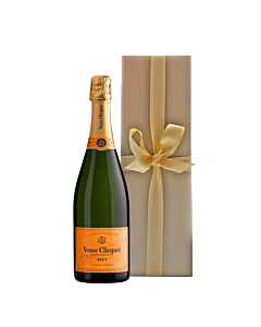 Personalised Veuve Clicquot Champagne - In Gold Gift Box
