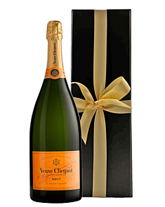 Veuve Clicquot Yellow Label Champagne Magnum 150cl in "Classique" Black Presentation Box