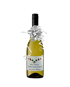 Christmas Wine Gift Personalised White Sauvignon Blanc, South of France 