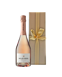 Personalised Wild Idol Rosé Alcohol Free Sparkling - In Gold Presentation Box
