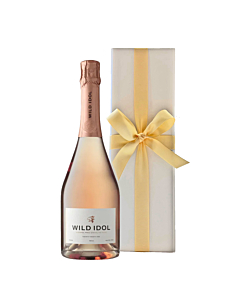 Personalised Wild Idol Rosé Alcohol Free Sparkling - In White Presentation Box