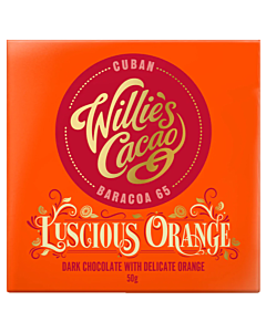 Willie's Cacao Venezuelan 65% Dark Chocolate - Luscious Orange