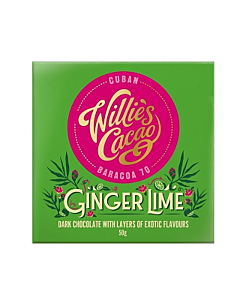 Willie's Cacao Venezuelan Ginger & Lime Chocolate 