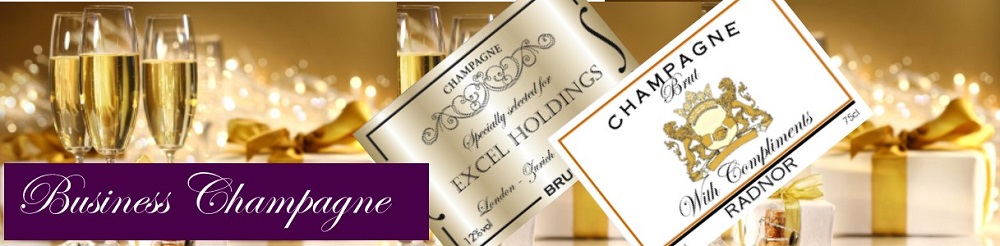 Business champagne banner