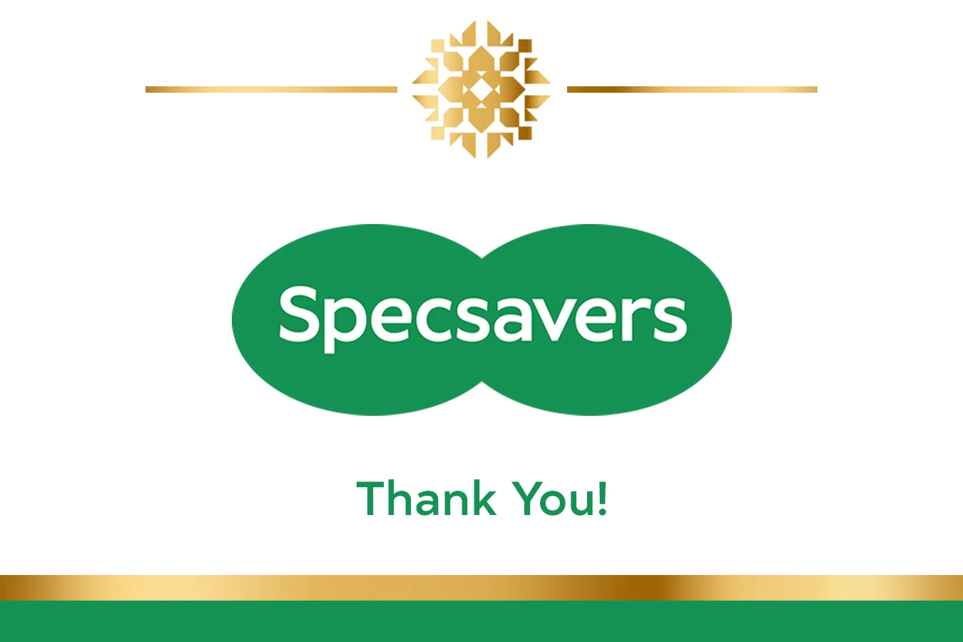 Specsavers Branded Prosecco Label