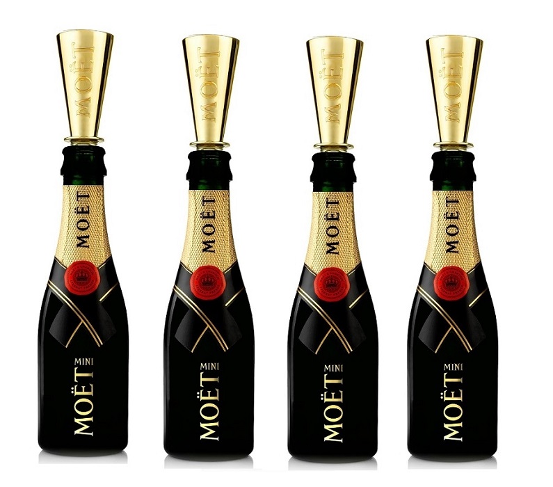 miniature-moet-champagne-bottles-with sippers