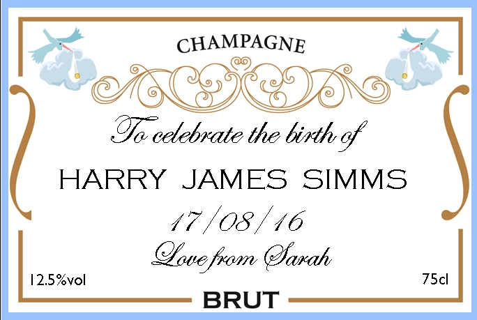 personalised-baby-champagne