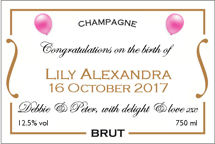personalised-champagne-label-new-baby-pink-balloons