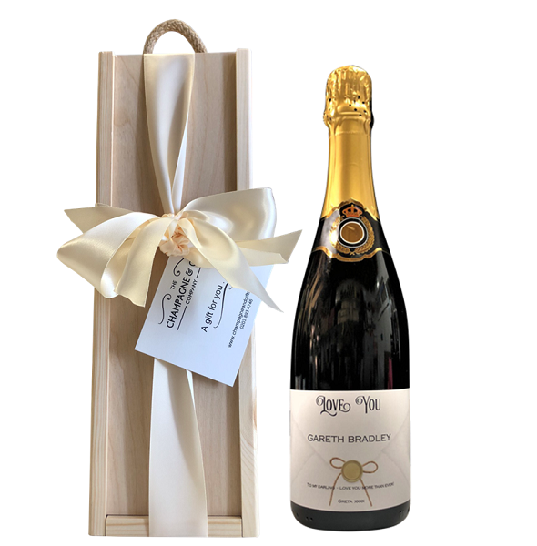 Personalised Champagne For Wedding Proposal